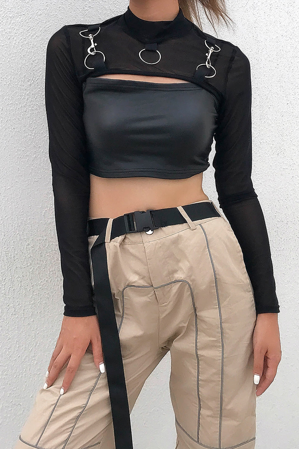 Mesh see through T-Shirts