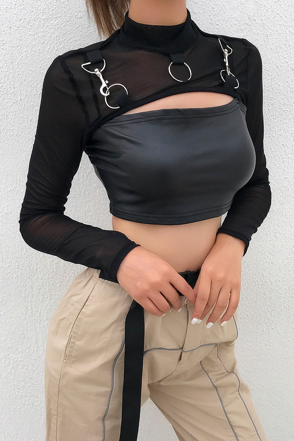 Mesh see through T-Shirts