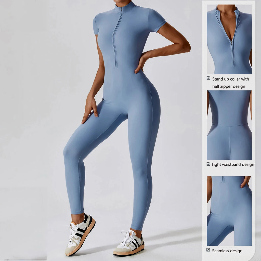 Women's one-piece yoga jumpsuit