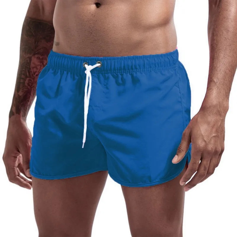 Shorts For Mens 2023 Summer Men's Swimwear Shorts Brand Beachwear Sexy Swim Trunks Men Swimsuits Low Waist Breathable Beach Wear