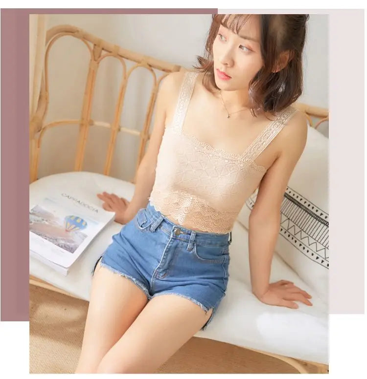 Summer lace tank tops