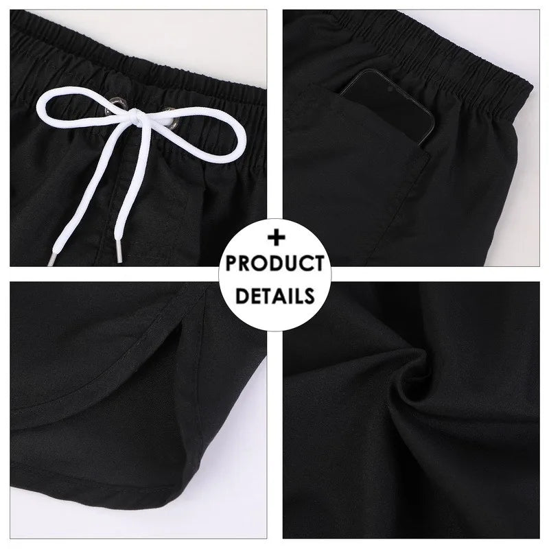 Shorts For Mens 2023 Summer Men's Swimwear Shorts Brand Beachwear Sexy Swim Trunks Men Swimsuits Low Waist Breathable Beach Wear