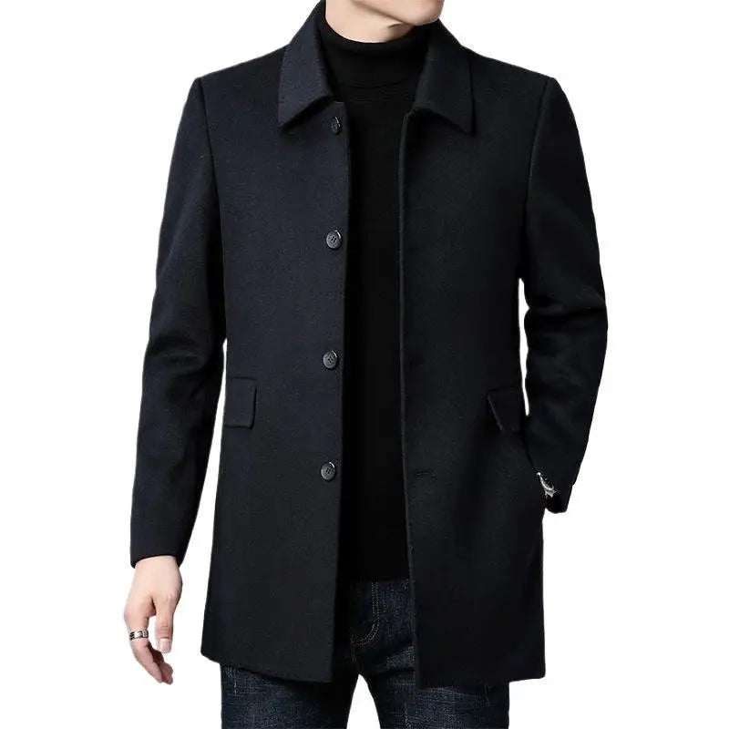 Coat men's long jacket
