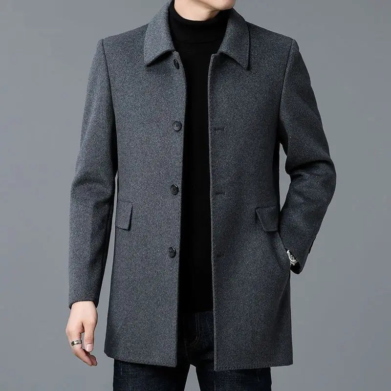 Coat men's long jacket