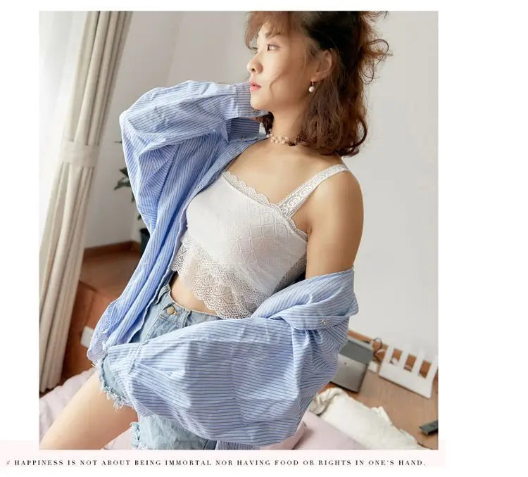 Summer lace tank tops