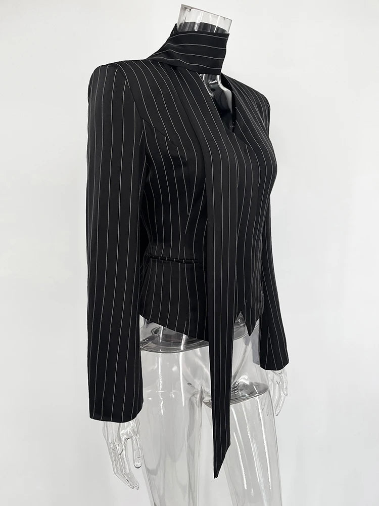 TARUXY striped lng sleeve outwear