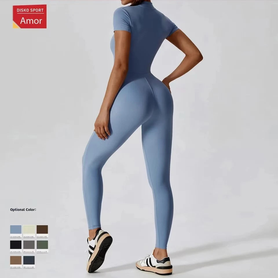 Women's one-piece yoga jumpsuit