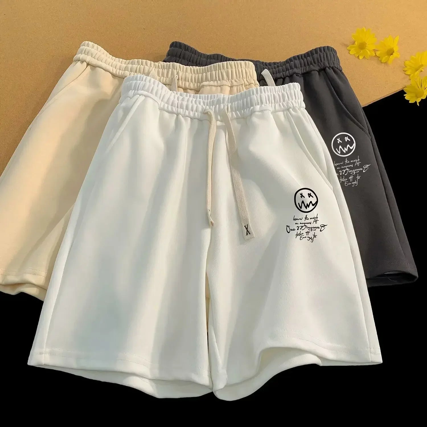 M-8XL oversized shorts men
