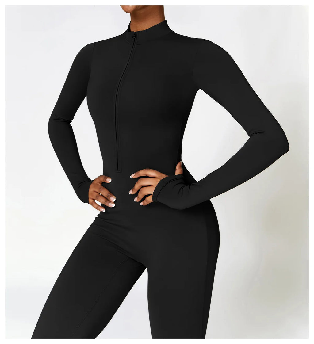 Women's one-piece yoga jumpsuit