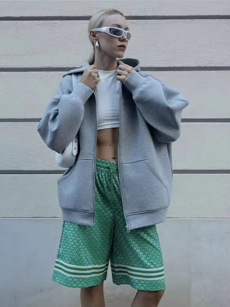 Autumn oversized hoodie