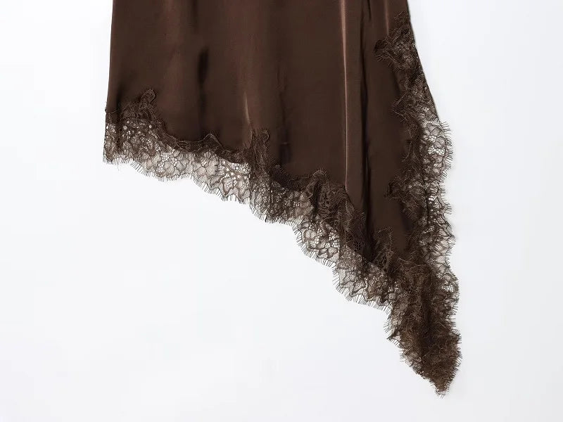 MUJER lace slip dress