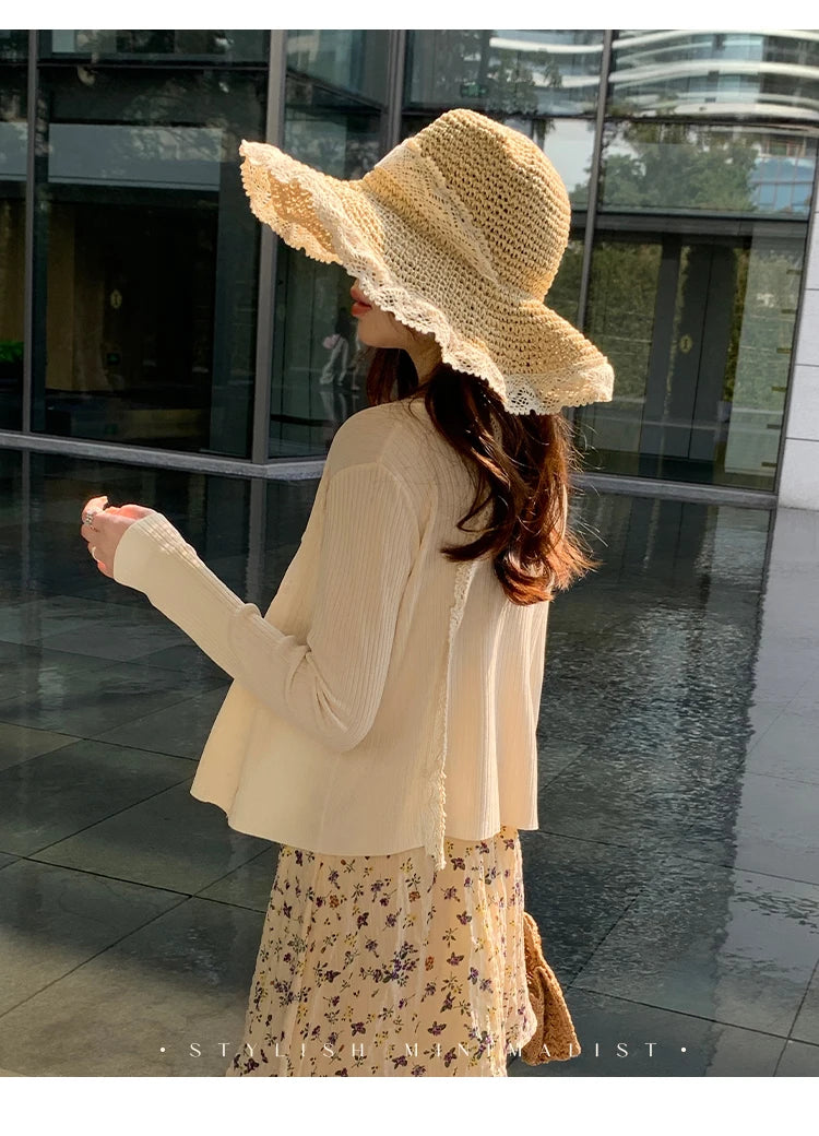 Women cardigan casual tops