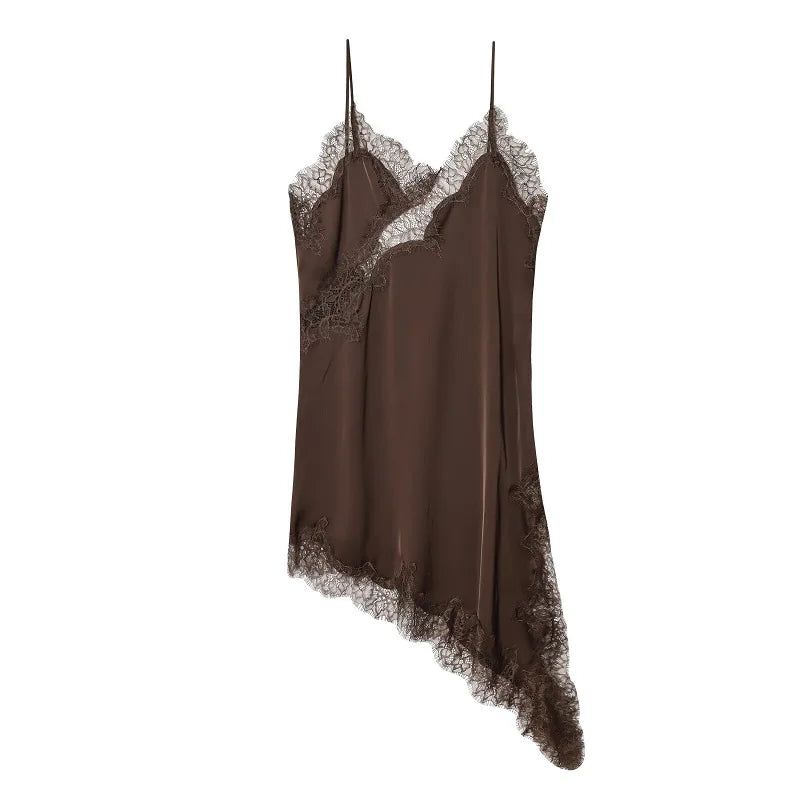 MUJER lace slip dress
