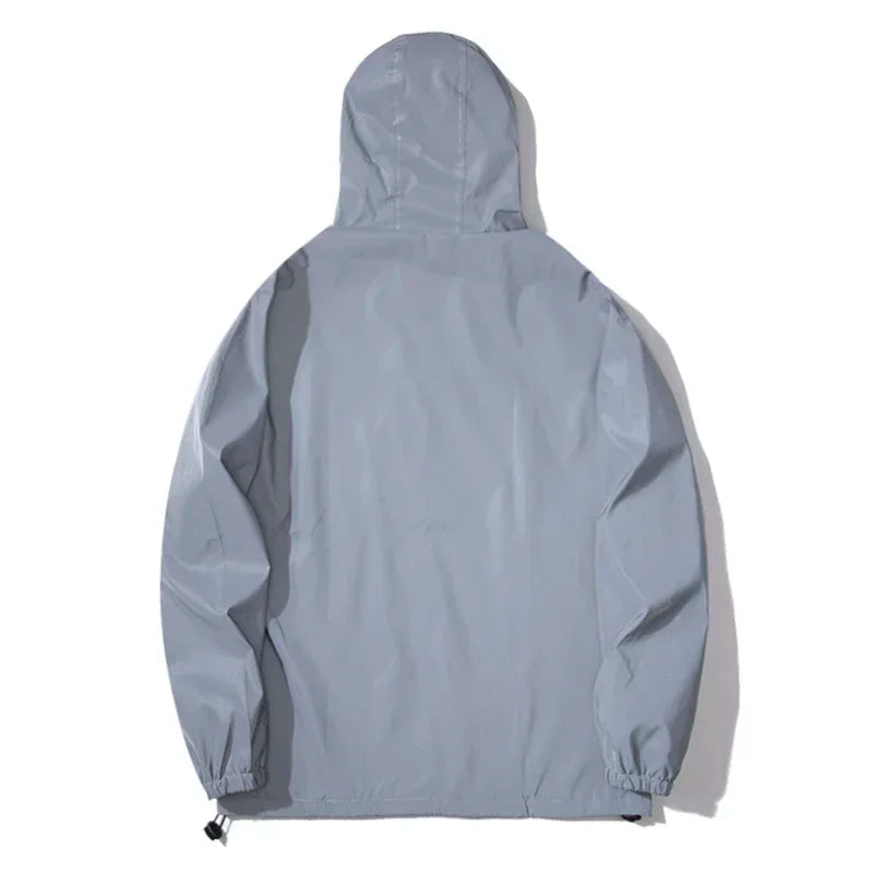 Night reflective clothing jacket