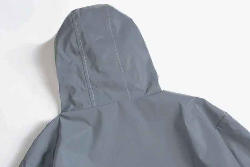 Night reflective clothing jacket