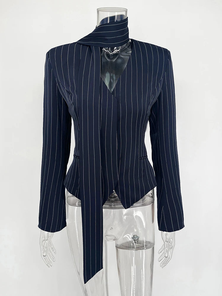 TARUXY striped lng sleeve outwear