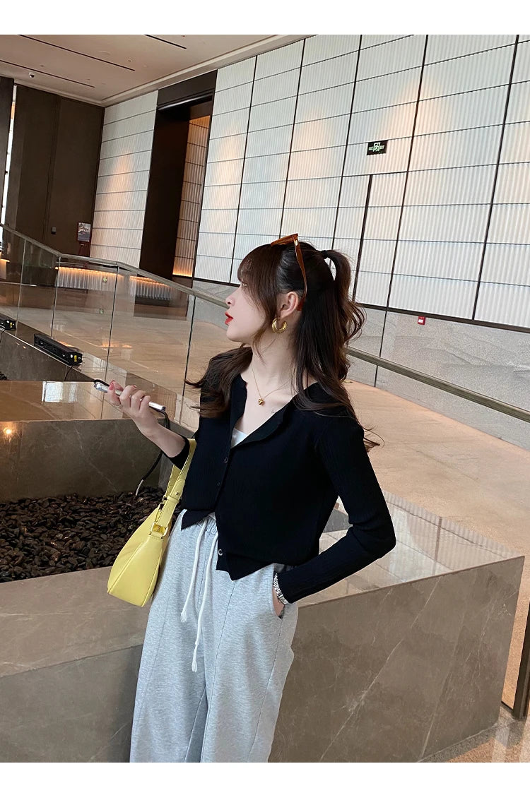 Women cardigan casual tops