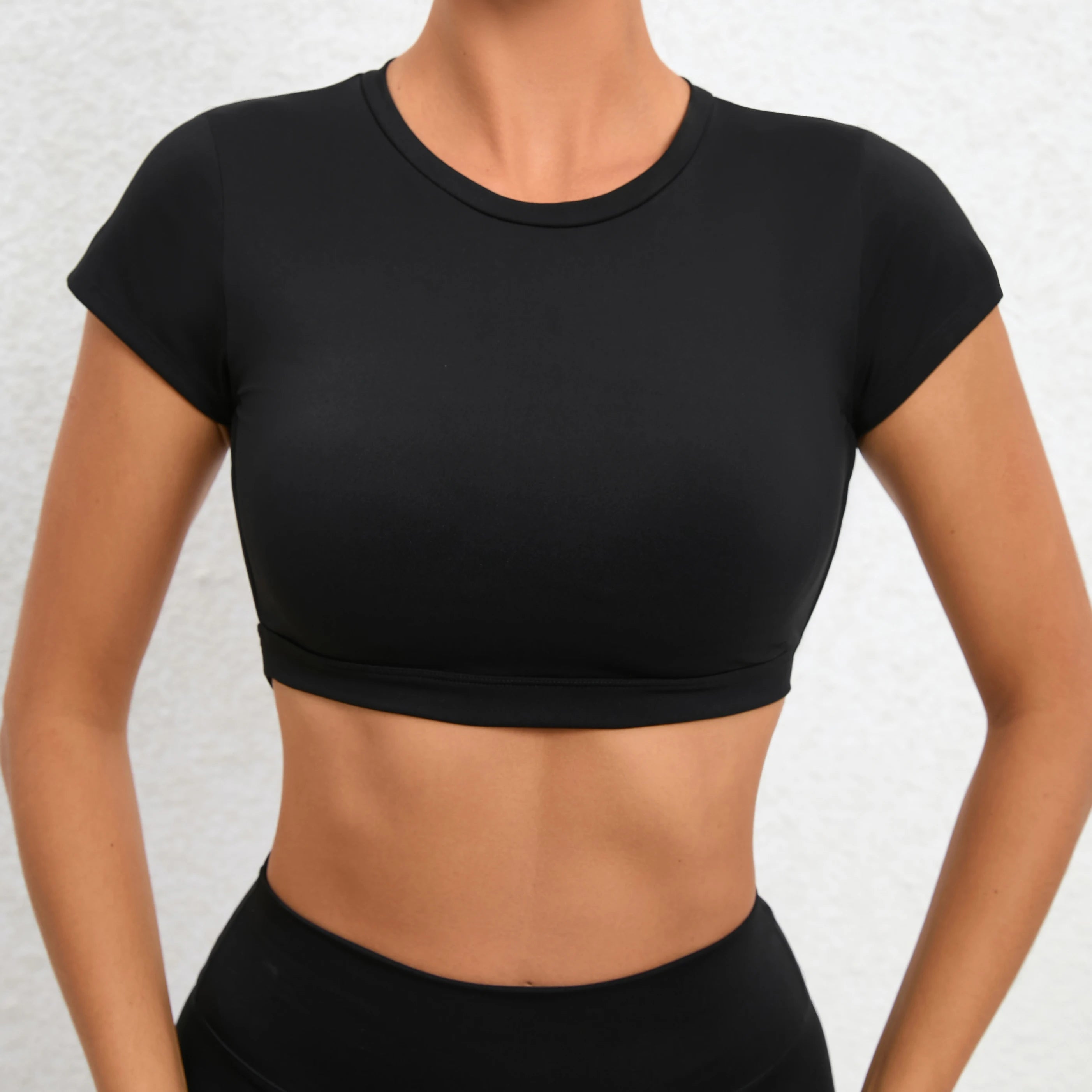 Sports back tee top