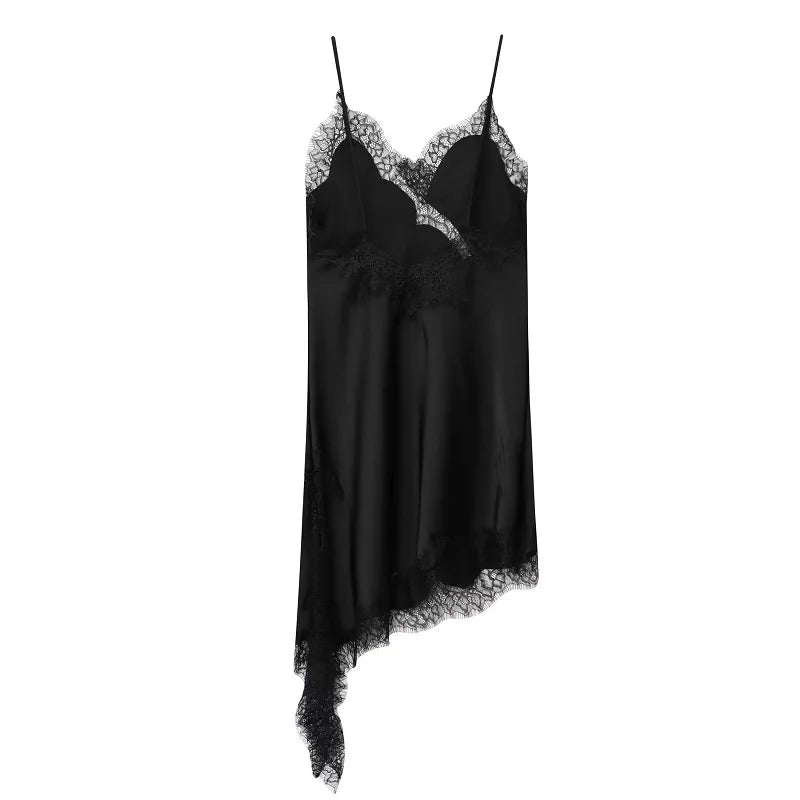 MUJER lace slip dress