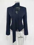TARUXY striped lng sleeve outwear
