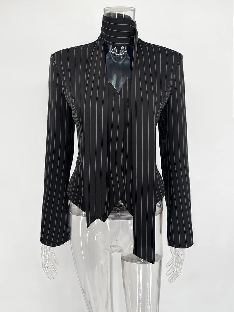 TARUXY striped lng sleeve outwear