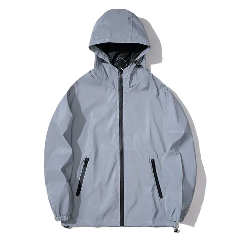 Night reflective clothing jacket