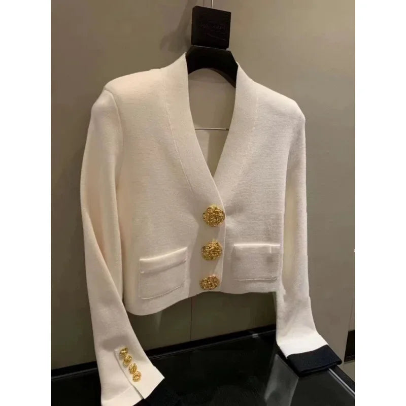 Tweed style cropped jacket