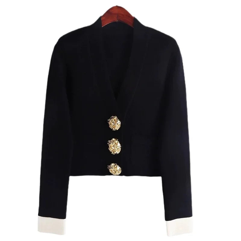 Tweed style cropped jacket