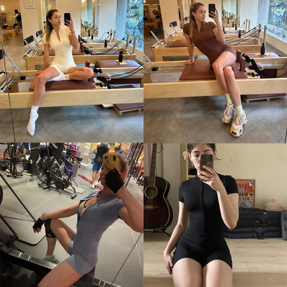 Women's one-piece yoga jumpsuit