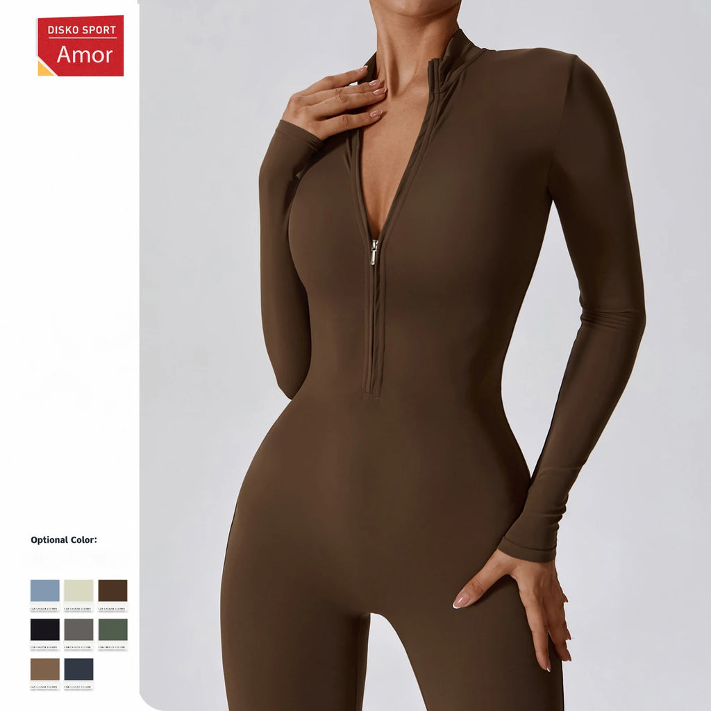 Women's one-piece yoga jumpsuit