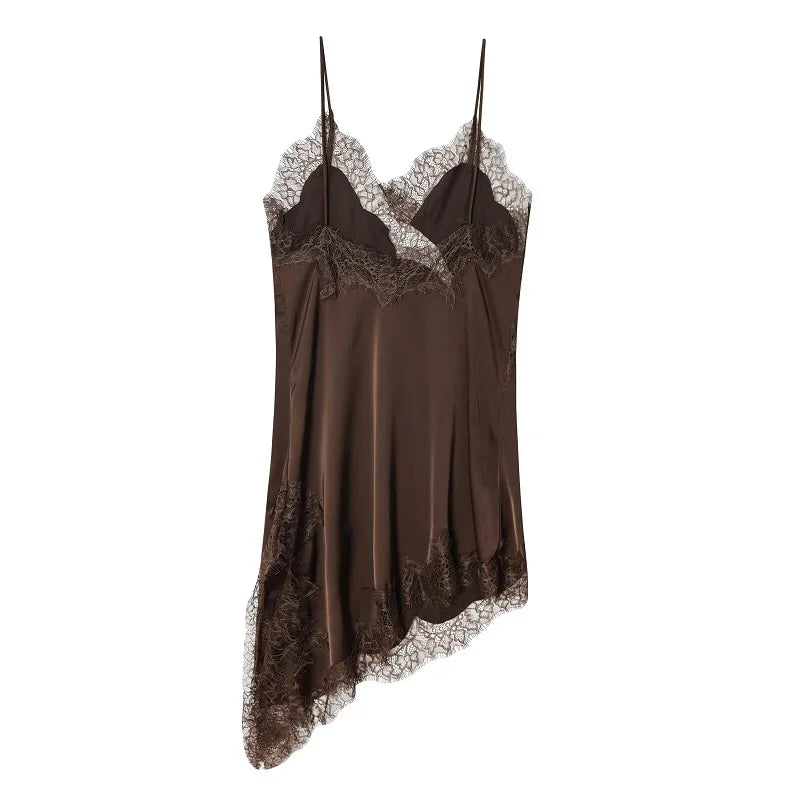 MUJER lace slip dress