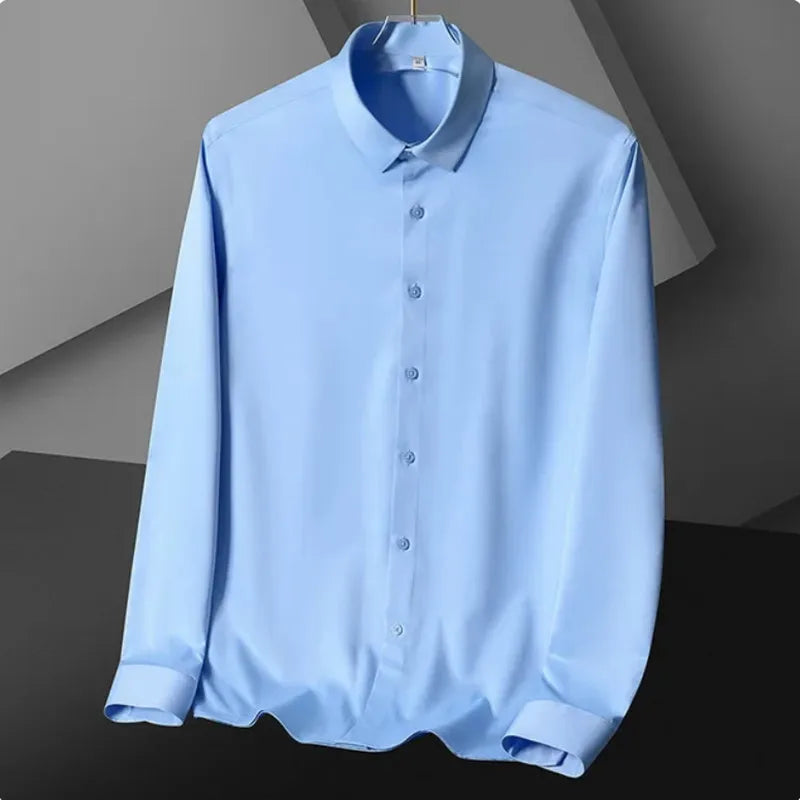 S-5XL men's shirt long sleeve