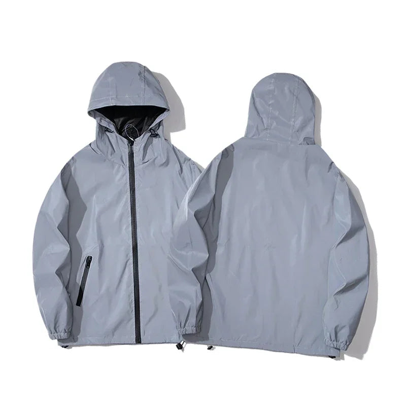 Night reflective clothing jacket