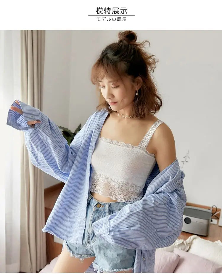 Summer lace tank tops