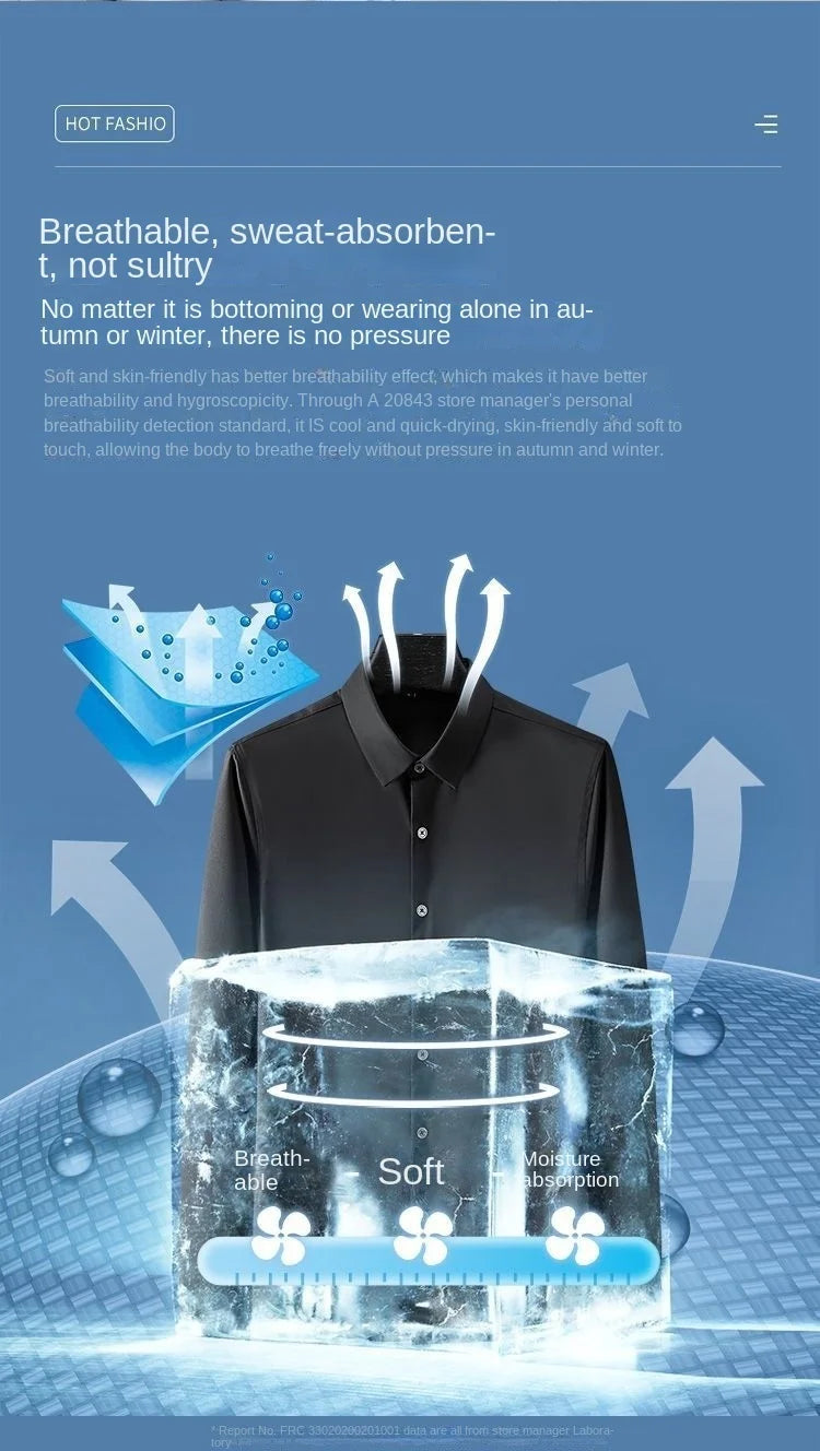 S-5XL men's shirt long sleeve