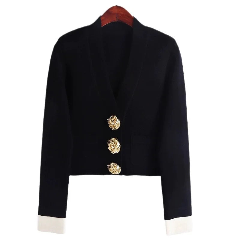Tweed style cropped jacket