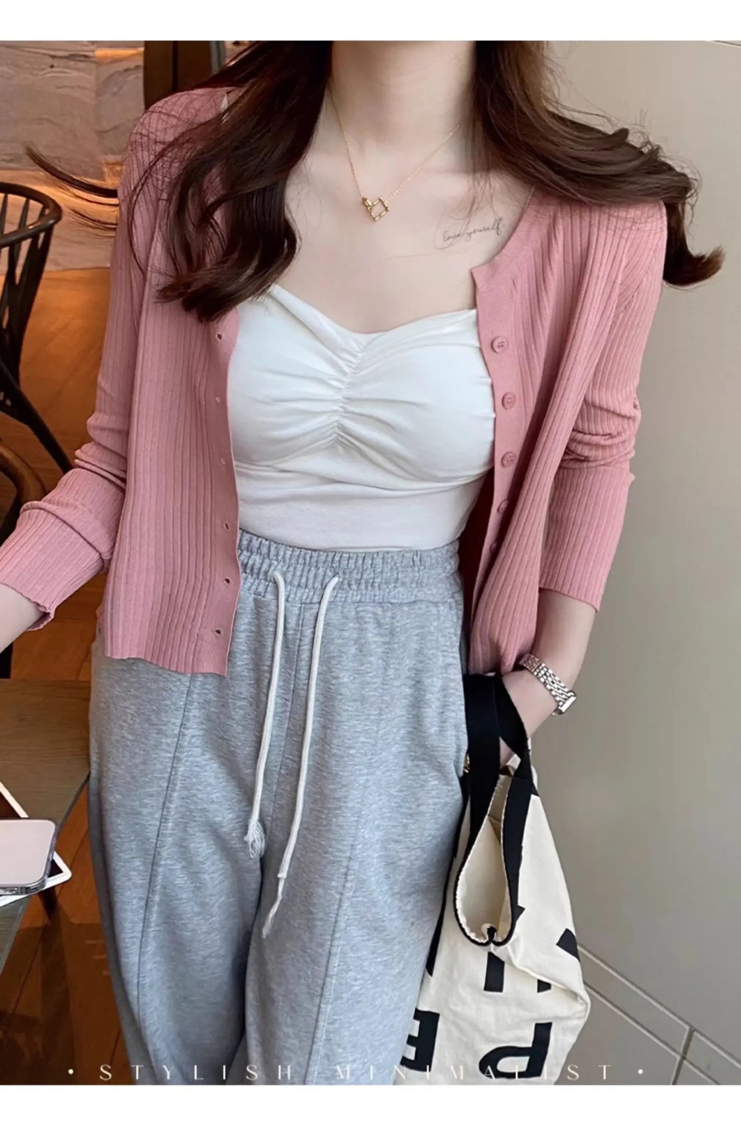 Women cardigan casual tops