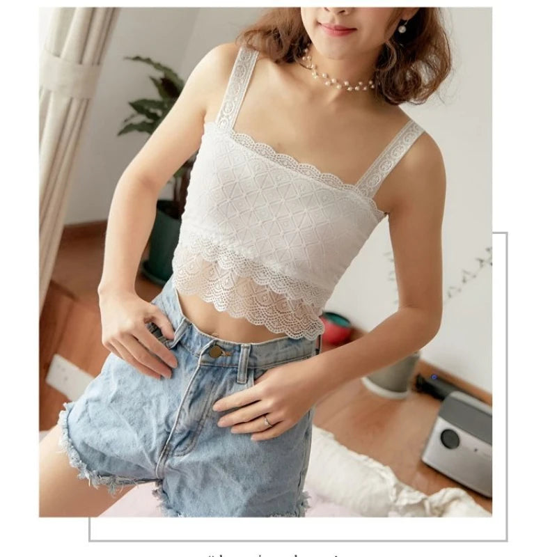 Summer lace tank tops