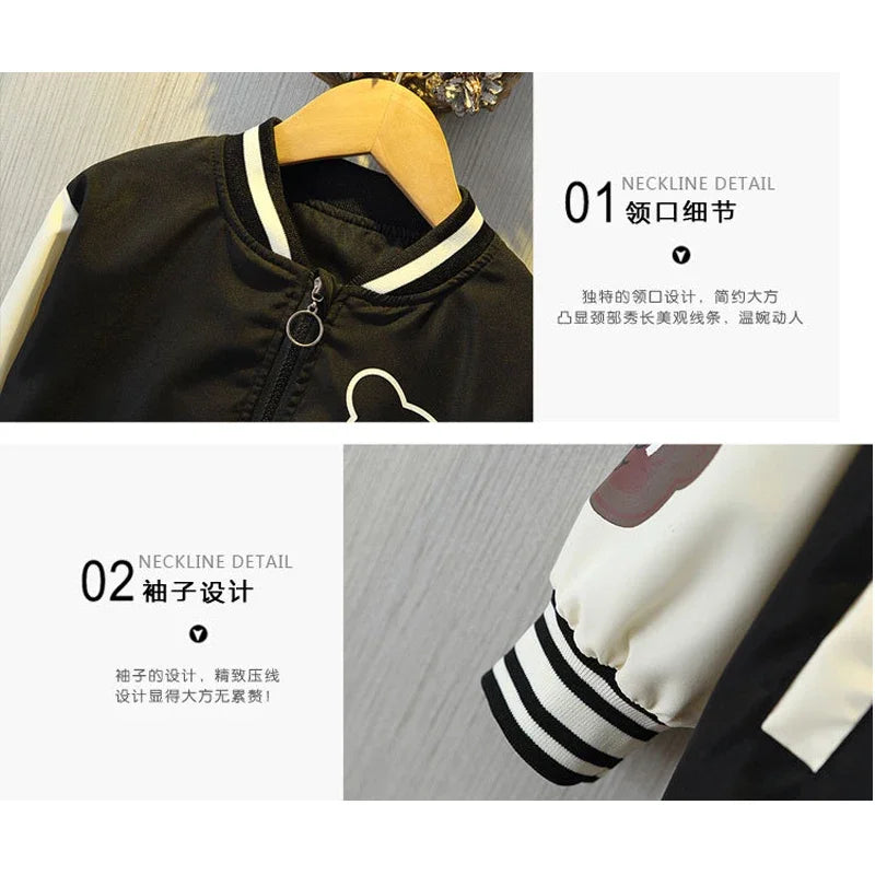 Spring Autumn New Boys Girls Jacket